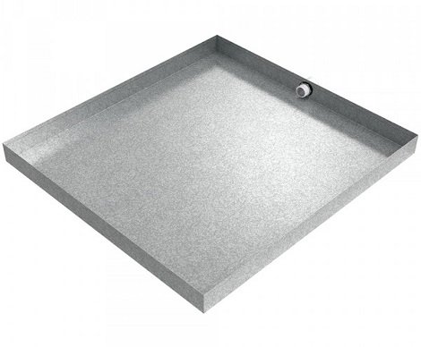 Galvanized Square Sheet Metal Drain Pans