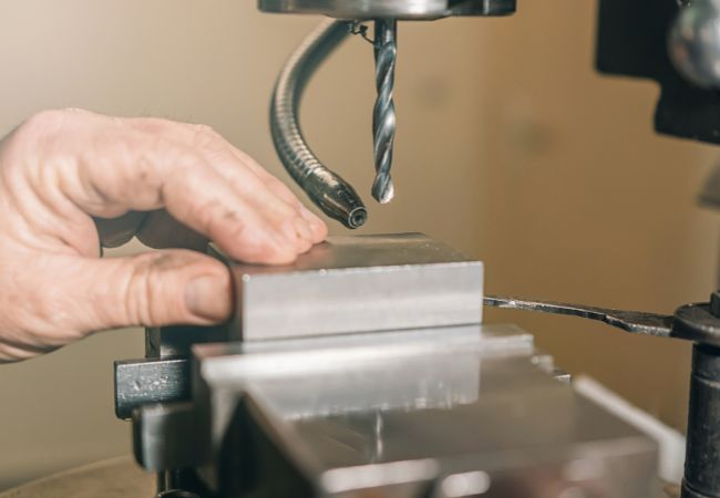 Figure 1 Drilling aluminum