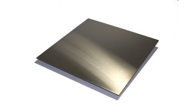 Figure 1 Polished stainless steel sheet metal