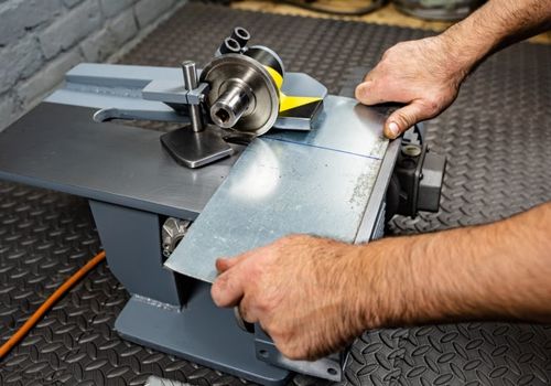 Cutting Aluminum Sheet with Shears