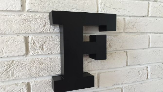 Powderc Coated Aluminum Letter