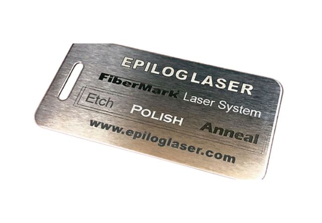 Laser Engraved Aluminum Metal