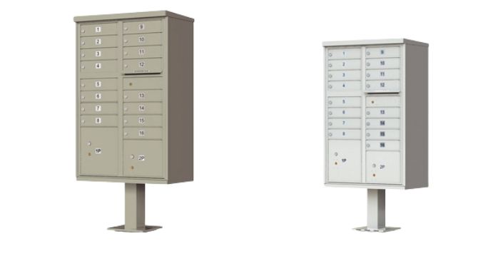 Cluster Metal Mailbox