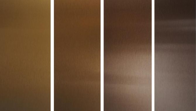 Different Anodized Brass Colors
