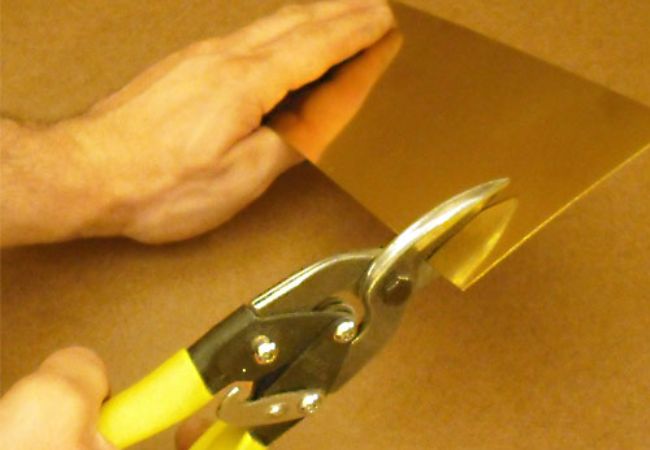 Cutting Brass Sheet