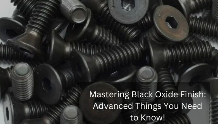 Mastering Black Oxide Finish